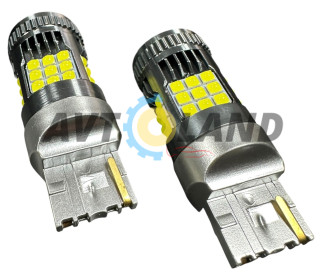 7440-(W21W)-36SMD(3030)-30W-2200LM(с вентилятором)-12-24 вольта-CANBUS-Белый