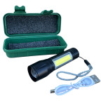 Фонарь карманный аккумуляторный 120-220 Lumen (длинная боковая подсветка) в кейсе купить в Украине