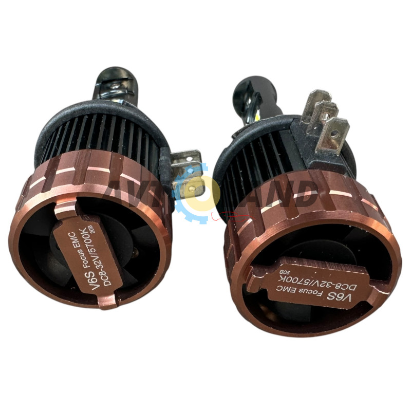 Светодиодные лампы для автомобильных фар LED F6 H15 (12V24V) CANBUS 6000 K купить недорого