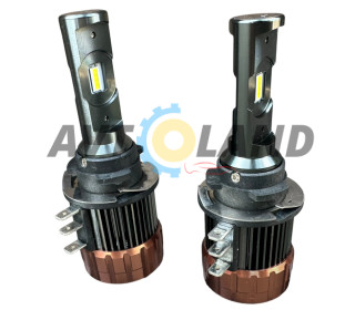 Світлодіодні лампи для автомобільних фар LED F6 H15 (12V24V) CANBUS 6000 K