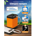 Портативний душ на акумуляторі 7800 mAh туристичний похідний переносний з датчиком температури купити дешево