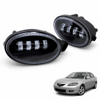 Світлодіодні протитуманні фари Mazda 3 (2003-2009) (Білий/Жовтий) 2 режими купити дешево