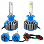 Комплект LED ламп TurboLed T1 H1 6000K 50W 12/24v CanBus с активным охлаждением купить недорого