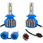 Комплект LED ламп TurboLed T1 H7 6000K 50W 12/24v CanBus з активним охолодженням купити дешево