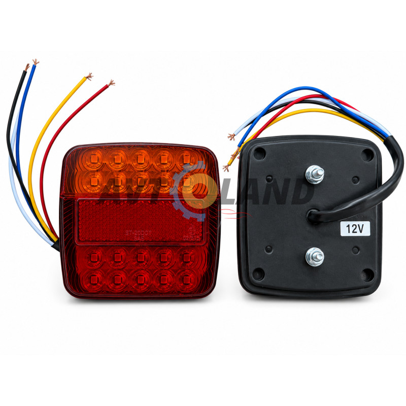 Автомобильный светодиодный стоп-сигнал 12В поворотники/габариты Led фонарь стоп прицеп стоп газель купить недорого