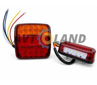 Автомобильный светодиодный стоп-сигнал 12В поворотники/габариты Led фонарь стоп прицеп стоп газель