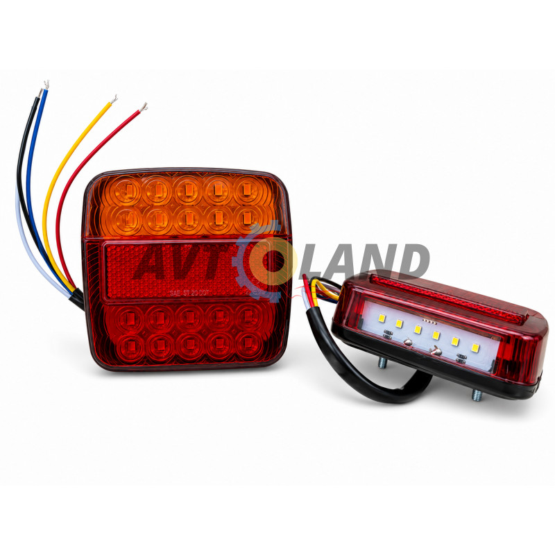 Автомобильный светодиодный стоп-сигнал 12В поворотники/габариты Led фонарь стоп прицеп стоп газель купить недорого