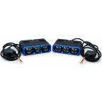Bi-LED туманки SanviS-301.Ближнє світло з ідеальним світлотіньовим кордоном.Разом з далеким світлом включається Лазерний промінь,Потужність: 210W,10-8 купити дешево