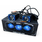 Bi-LED туманки SanviS-101.Ближний свет с идеальной светотеневой границей.Вместе с дальним светом включается Лазерный луч,Мощность: 140W,10-80V купить недорого
