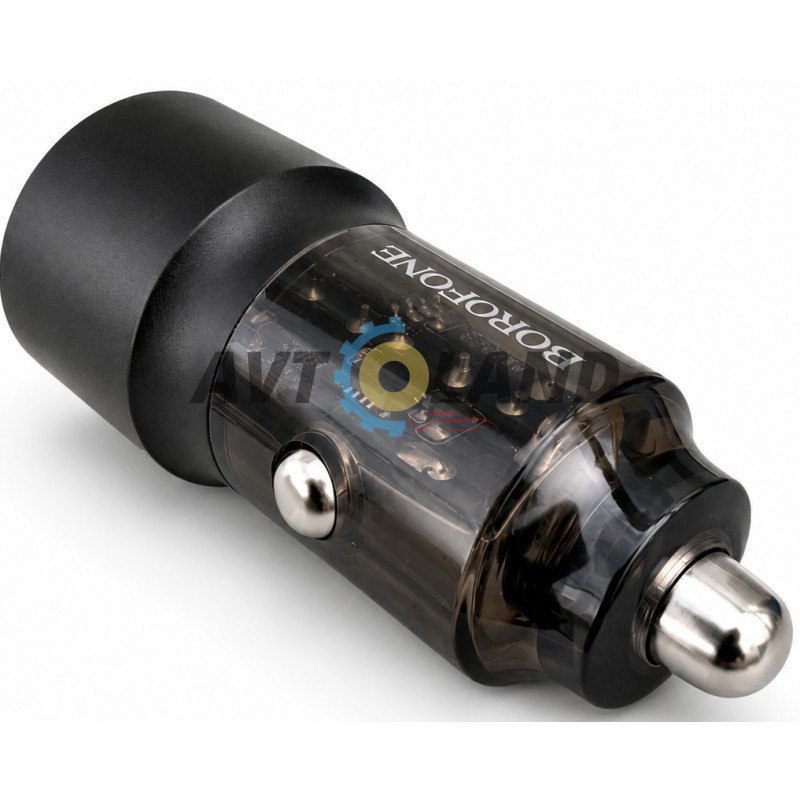 Автомобильное зарядное устройство BZ20A Smart 83W Dual Port PD65W + QC3.0 Car Charger купить в Украине