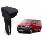 Подлокотник VW T5 (1+2) с красной строчкой - Бар Фольксваген Т5 купить недорого