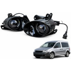 Лінзовані протитуманні LED-фари Caddy III 2004-2010 фольксваген кадді, керування з телефону купити дешево