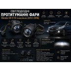 Світлодіодні протитуманні фари Honda CR-V четвертого покоління (2012–2016) купити дешево