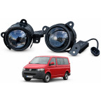 Протитуманні фари Volkswagen Transporter T5 2003–2009 лінзовані, колір: Білий купити дешево