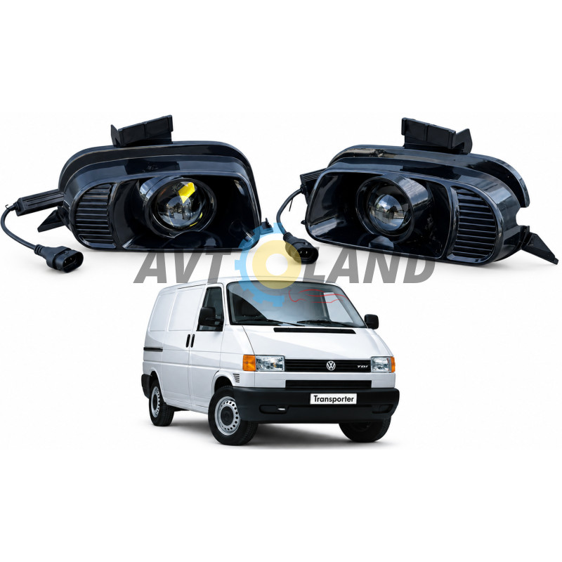 Світлодіодні протитуманні фари LED ПТФ Volkswagen Transporter T4, управління через телефон купити дешево